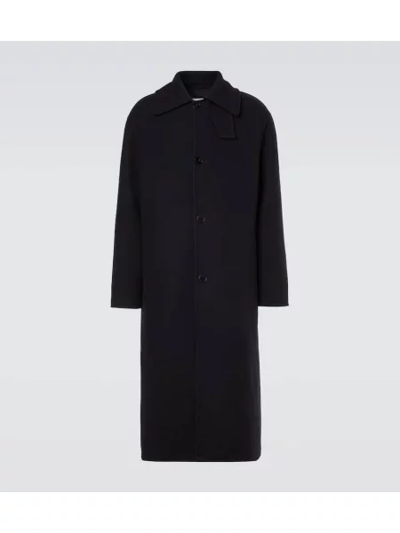 Palton Moncler Genius de lână albastru