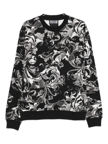 Суитчър Versace Jeans Couture с принт черно
