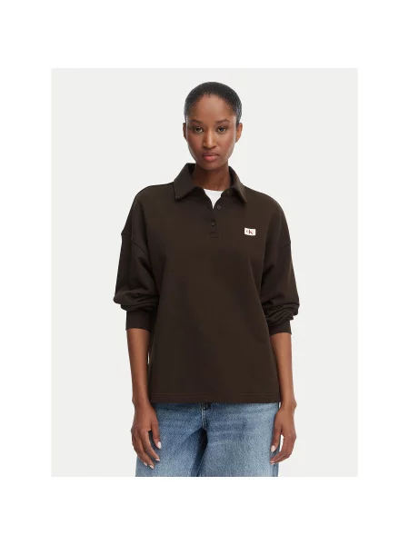 Calvin Klein Jeans Jopa Temno Relaxed Fit rjava