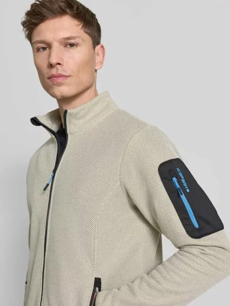 Kurtka z polaru o kroju regular fit ze stójką model ‘BREDSTEDT’ Icepeak