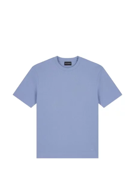 Tricou Emporio Armani tricotate albastru