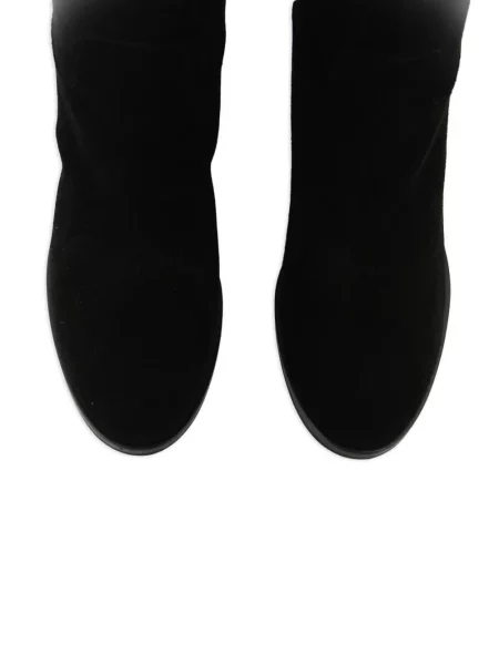 Cizme Paul Warmer din piele de căprioară negru