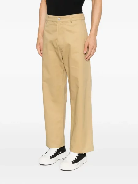 Pantaloni Moschino cu buzunare aplicate cu autograf