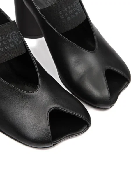 Sandale Mm6 Maison Margiela slingback negru
