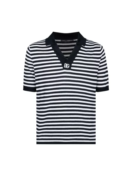 Koszulka polo Dolce And Gabbana biała