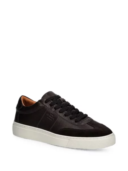 Sneakerși Gant din piele de căprioară negru