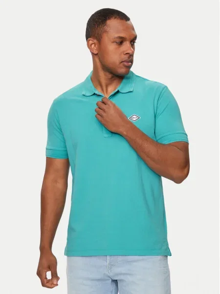 Replay Tricou polo albastru