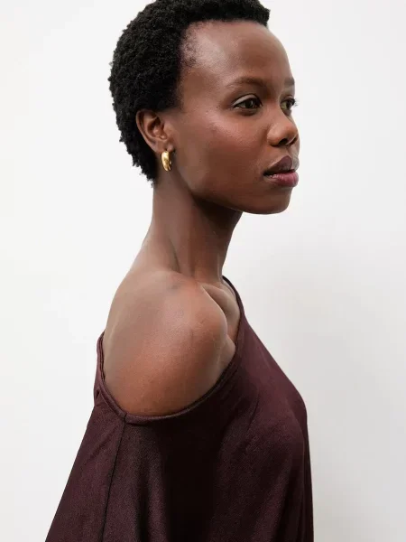 Блузка Answear.LAB однотонна коричневий