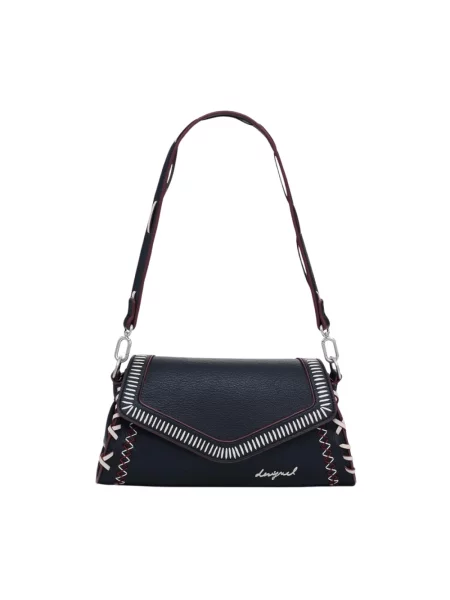 Desigual torebka MANHATTAN PESPUNTES Z czarny