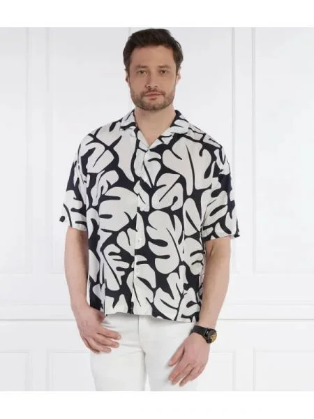 BOSS BLACK Cămașă | Relaxed fit alb