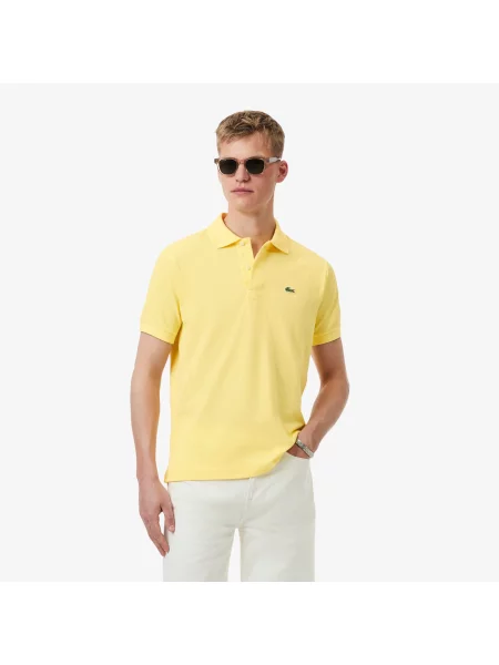 Поло Lacoste желтое