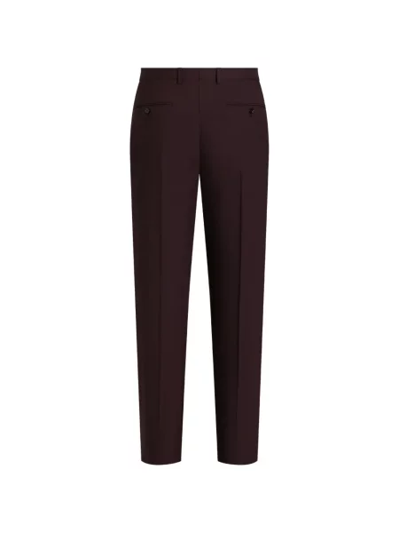 Vilnonės kelnės Dolce & Gabbana violetinė