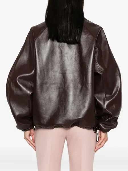 Geanta de piele Magda Butrym roșu