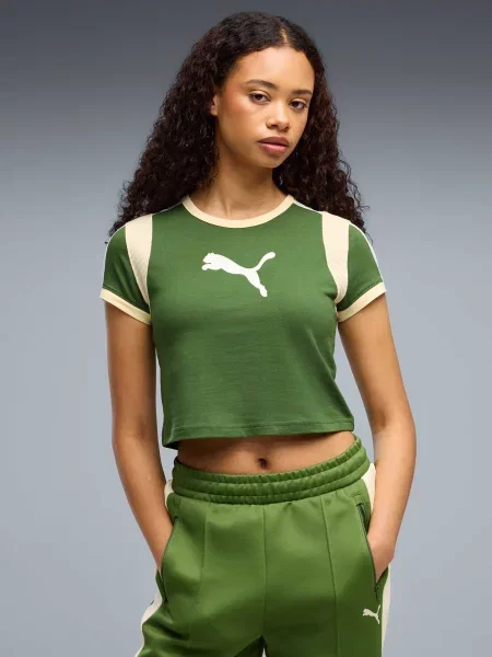 Детская футболка Puma зеленая