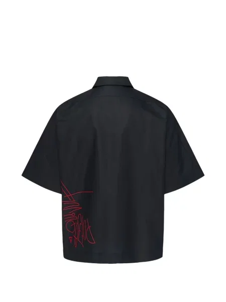 Cămașă Blackjack cu broderie negru