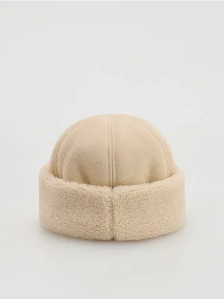 Reserved Капелюх у стилі «авіатор» кремовий 