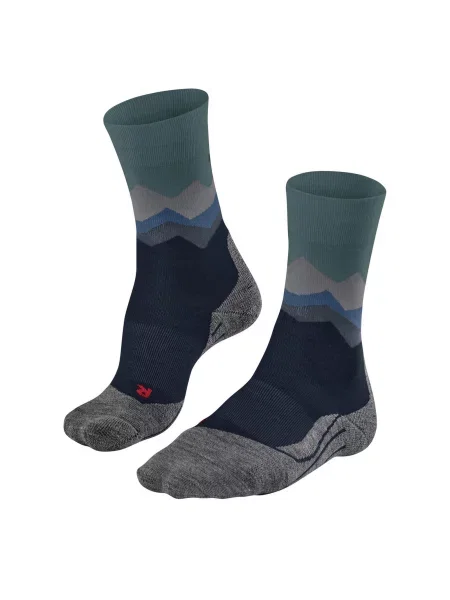Skarpetki Falke Crest niebieskie