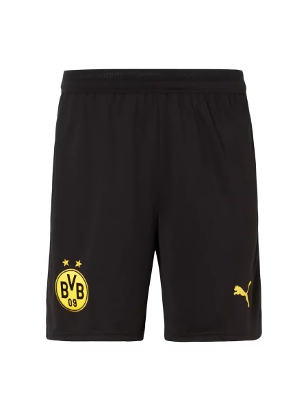 PUMA Pantaloni sport BVB galben negru