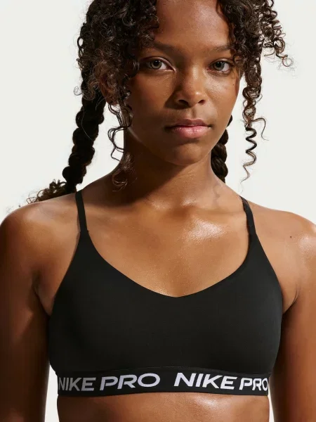 Nike športová podprsenka detská Pro čierna
