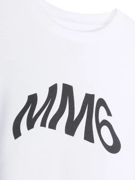 Koszulka dziecięca Mm6 Maison Margiela biała