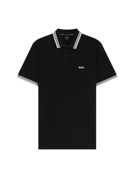 BOSS Green polo Paddy czarna