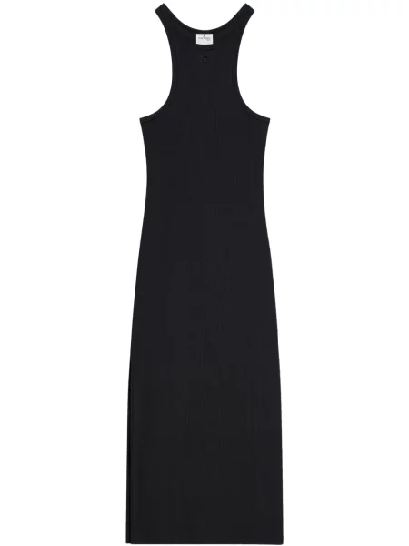 Sukienka midi Courreges do kolan garniturowa czarna