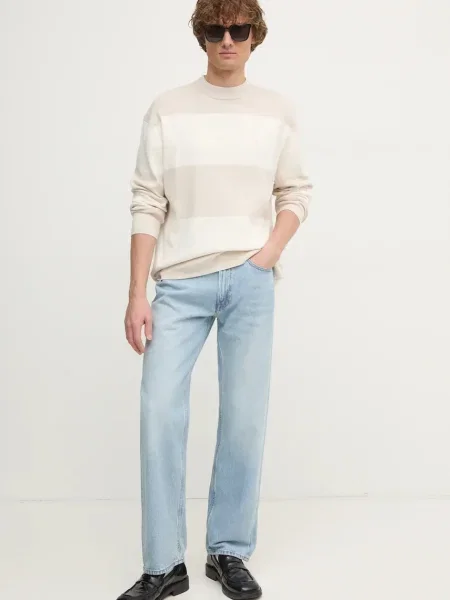Rifle Calvin Klein Jeans modrá
