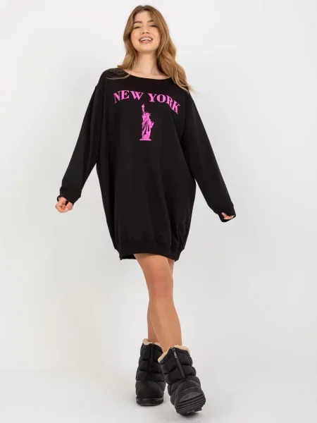 Hanorac Fashionhunters negru