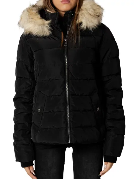 Kurtka puchowa Only czarna