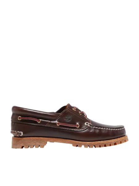 Timberland Mokasyny Authentic Boat 3 Eye Classic brązowy
