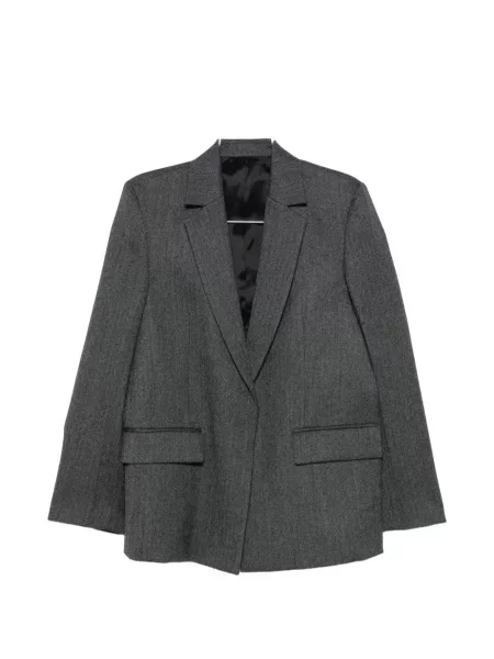 Sacou Toteme cu model herringbone gri
