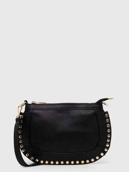 Кожена чанта Answear Lab черно