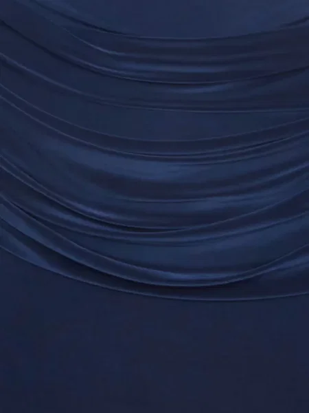 Rochie maxi 424 drapată albastru