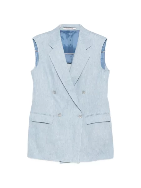 Kamizelka Tagliatore dwurzędowa niebieska