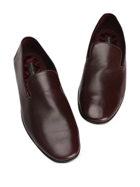Pantofi loafer Dolce & Gabbana din piele roșu