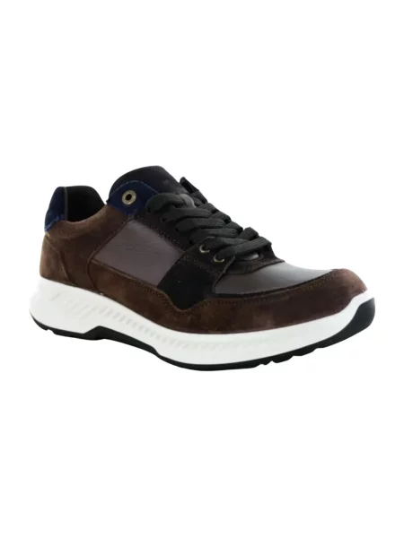 Sneakersy Xsensible skórzane brązowe