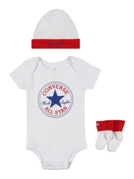Palton copii Converse alb