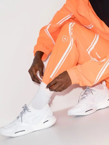 Sneakersy Adidas By Stella Mccartney sznurowane koronkowe białe