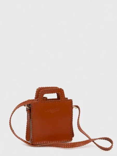 Шкіряна сумочка Lovechild коричневий
