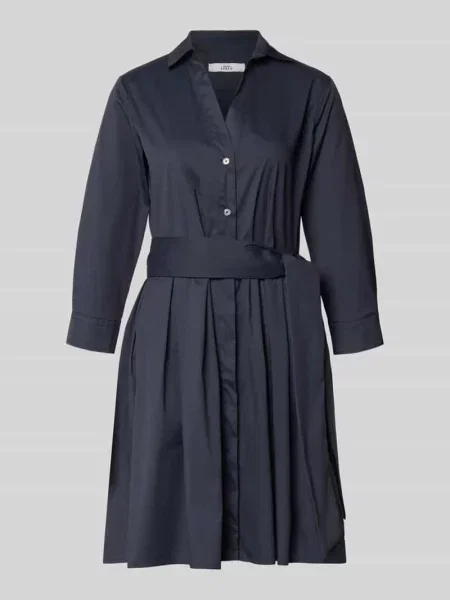 Sukienka koszulowa z wiązanym model JULE' 0039 Italy