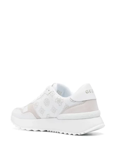 Sneakerși Guess alb