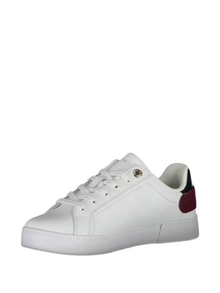 Sneakerși Tommy Hilfiger din piele alb