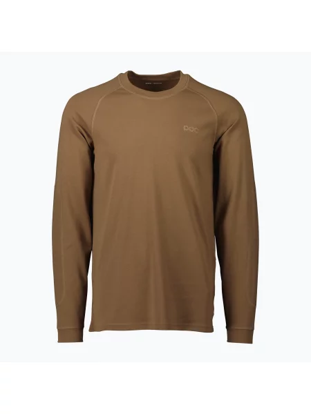 Trekingová mikina POC Poise Crew jasper brown hnědá