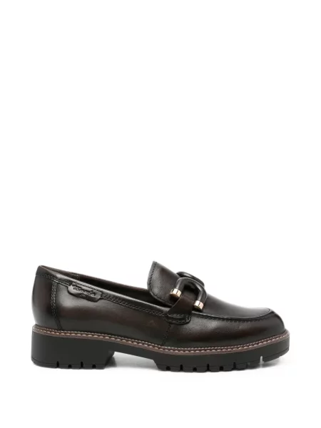 Pantofi loafer Tamaris cu cataramă maro
