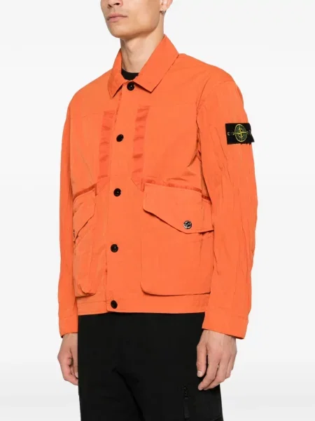 Marškinėlių tipo striukė Stone Island akmenys oranžinė
