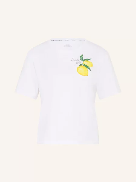 Marc Cain Tričko S Flitry white bílé