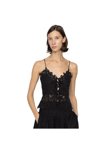 Top Sea Ny koronkowy czarny