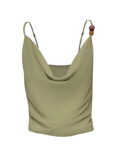 Top Baobab cu strasuri verde