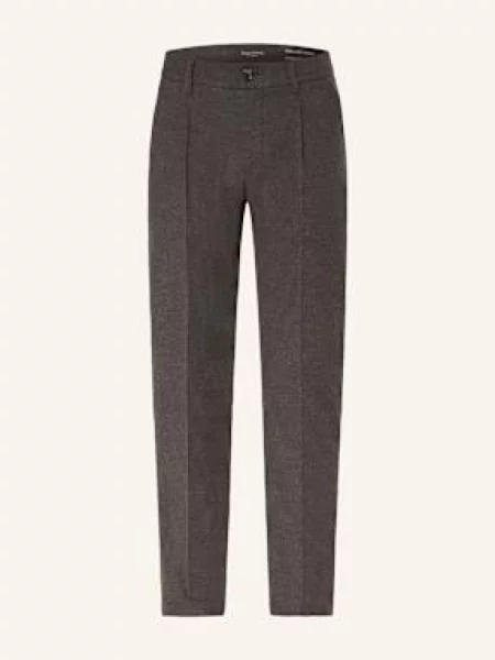 Marc O'polo Spodnie Flanelowe Osby Tapered Fit grau