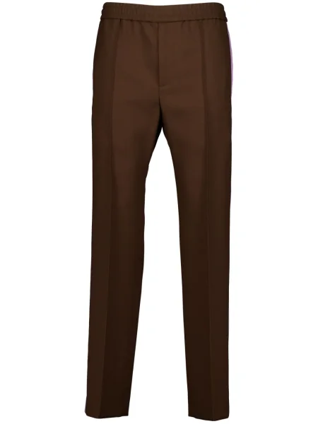 Pantaloni Gucci cu dungi maro